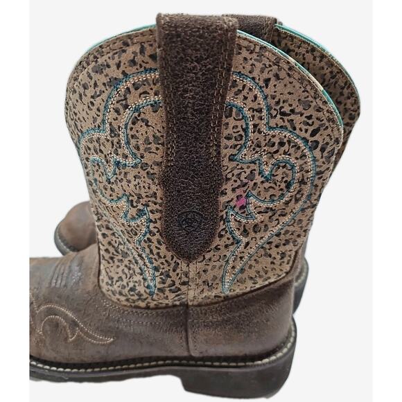 Ariat ~Woman Size 9B~ Brown Fatbaby Heritage Western Boots. - Picture 8 of 16